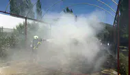 Burdur'daki Bahçe Yangını, 2 Ton Arpayı Kül Haline Getirdi!
