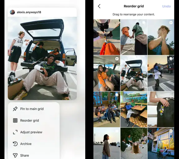 Instagram Kullanıcıları İçin Yeni Dönem: Profil Izgarası Artık İstediğiniz Gibi Düzenlenebilir!