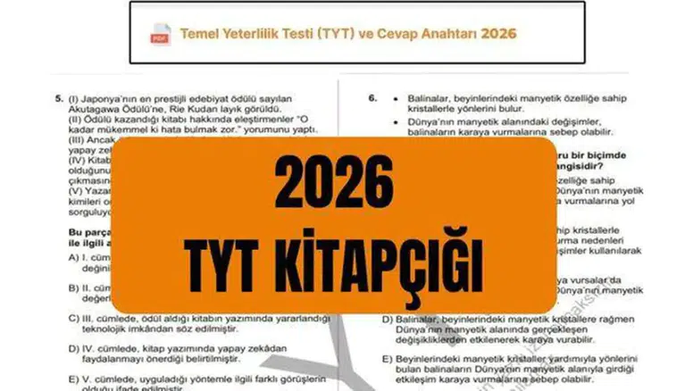 2026 TYT Kitapçığı ve Cevap Anahtarı Nasıl Erişilir?